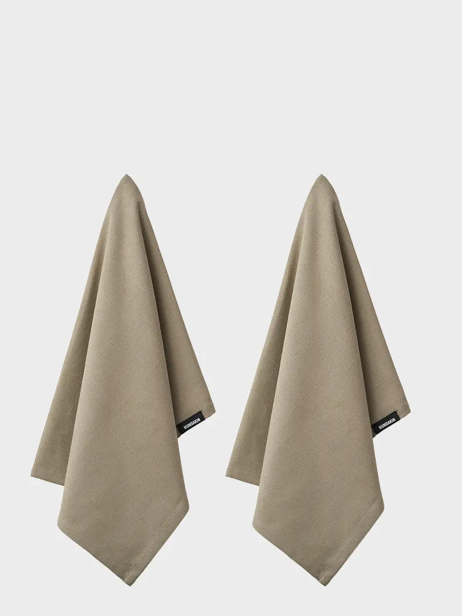 HUMDAKIN Økologisk Viskestykke - 2 stk Organic Textiles 026 Oak